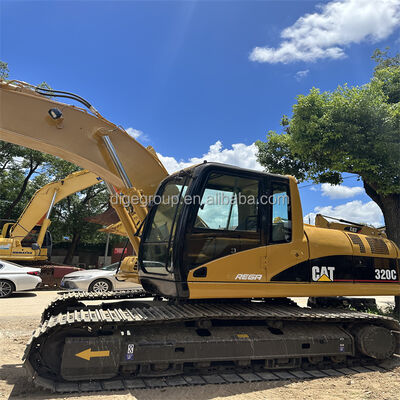 Escavadeira Caterpillar 320C de 20t usada em estoque com o melhor preço, escavadeira robusta, durável e potente à venda