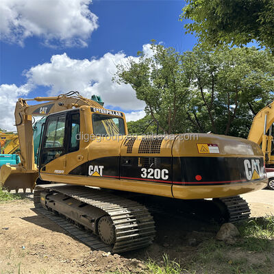 Escavadeira Caterpillar 320C de 20t usada em estoque com o melhor preço, escavadeira robusta, durável e potente à venda