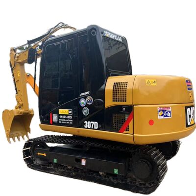 Excavadora usada Caterpillar 307D 7t em estoque com melhor preço Excavadora robusta durável e poderosa para venda