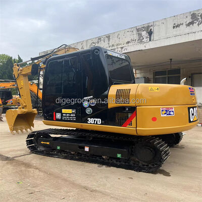 Escavadeira Caterpillar 307D de 7t usada em estoque com preço baixo Escavadeira robusta, durável, econômica e potente à venda