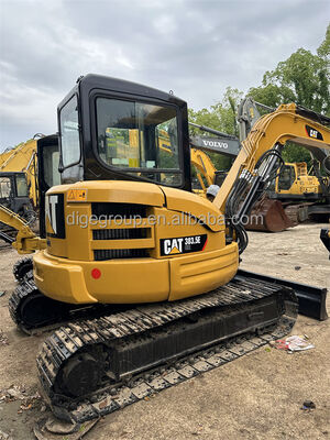 Escavadeira Caterpillar 303.5E usada de 3,5t em estoque com preço barato Escavadeira robusta e durável