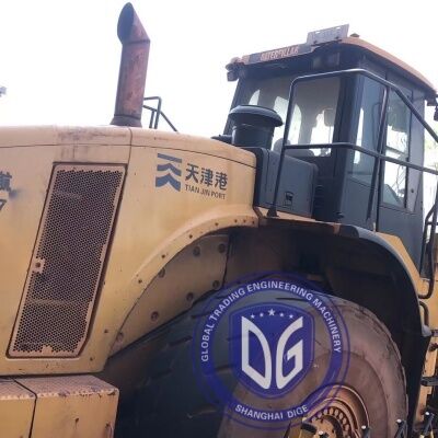 Japão 6,5 toneladas usadas carregadeira de rodas Caterpillar CAT980H carregadeira de rodas de alta qualidade em estoque
