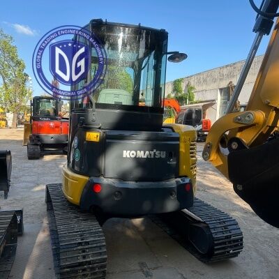 Usado Japão Komatsu PC40 Mini Excavator 4 toneladas Pequeno Excavador Hidráulico Horário de trabalho baixo