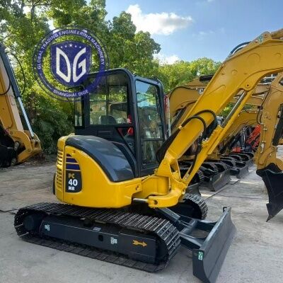 Usado Japão Komatsu PC40 Mini Excavator 4 toneladas Pequeno Excavador Hidráulico Horário de trabalho baixo
