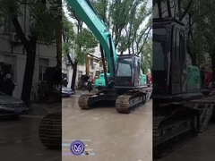 Excavadora de 20 toneladas Sk200 Excavadora Kobelco usada com sistema hidráulico de alto desempenho