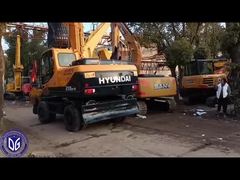 Excavadora Hyundai de 21 toneladas Excavadora hidráulica de roda usada 210W-9