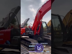 Bem conservado exterior ZX200-3 Hitachi Usado com escavadeira Excelente valor